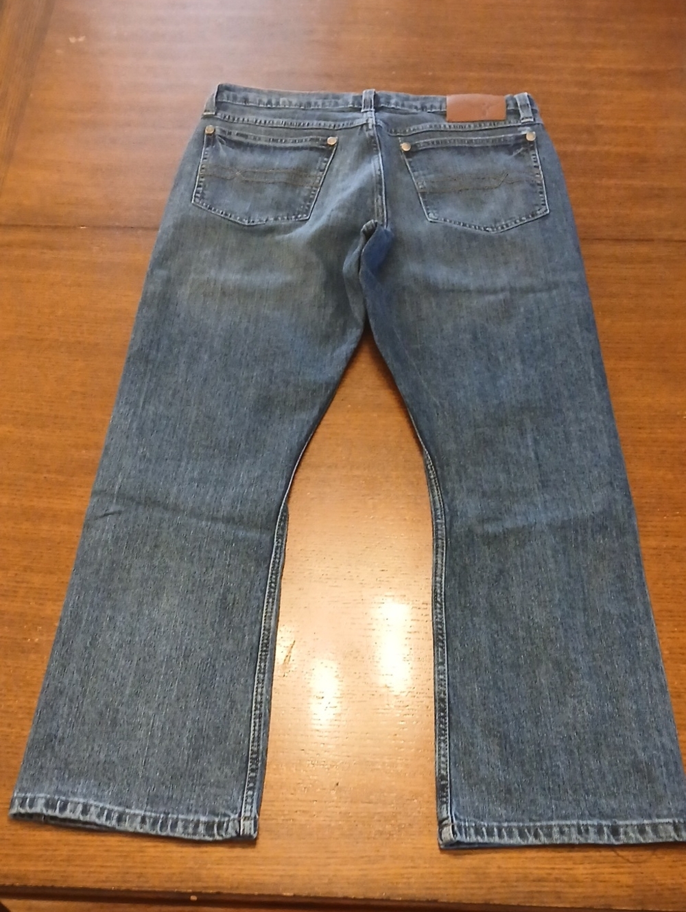 Wrangler 20X Men's Blue Boot Cut Denim Jeans